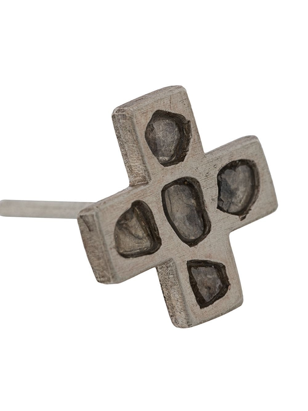 mega pavÃ© diamond plus earring - 2