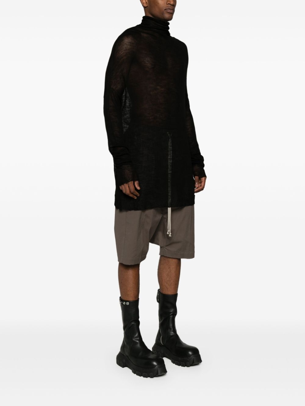 Shroud open-knit jumper - 3