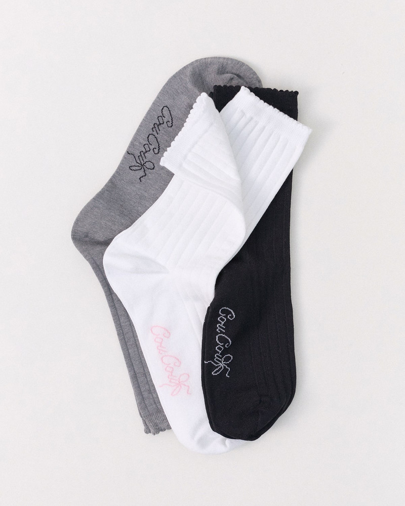The Everyday Sock White 3