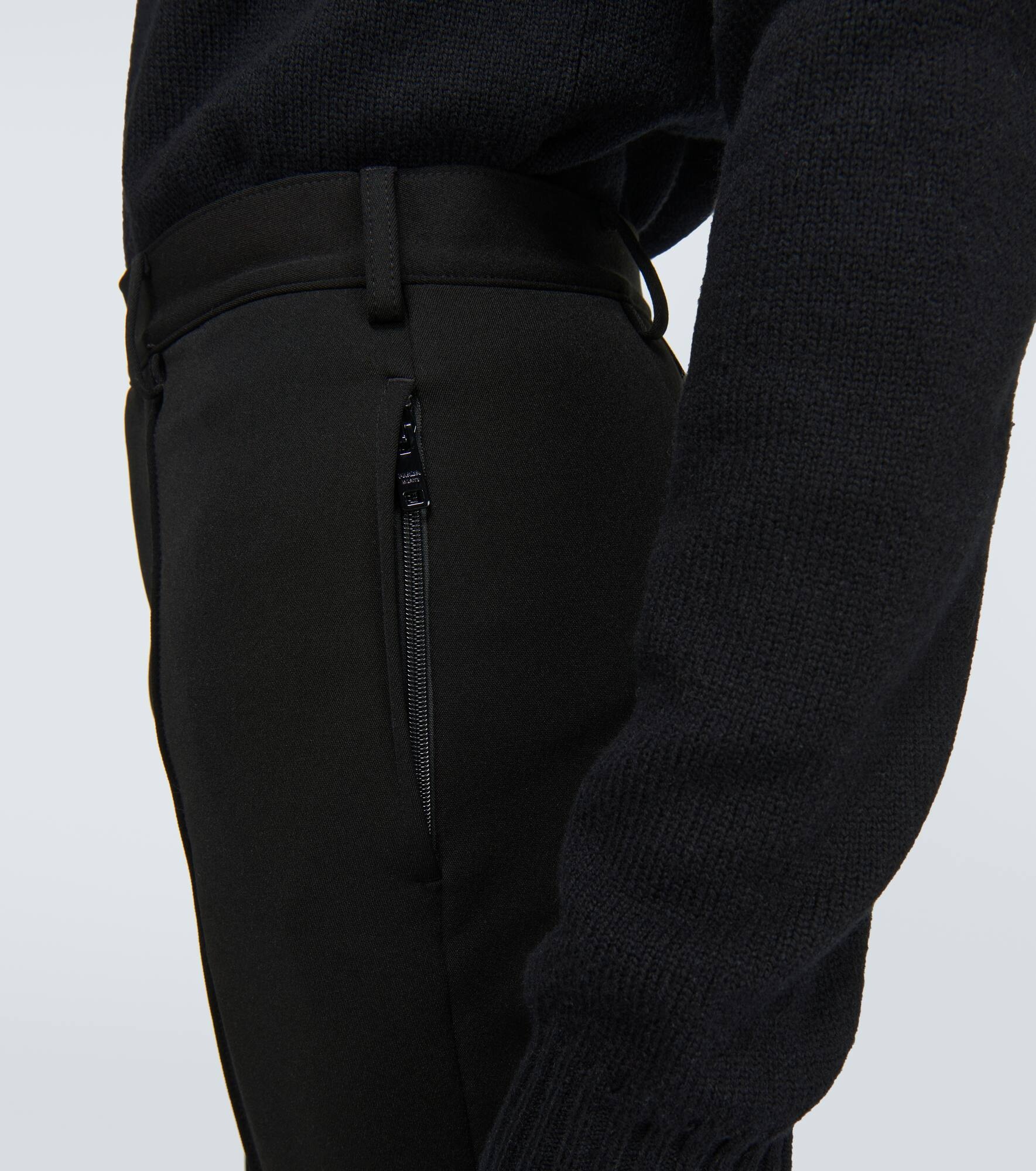 Gabardine slim pants - 5