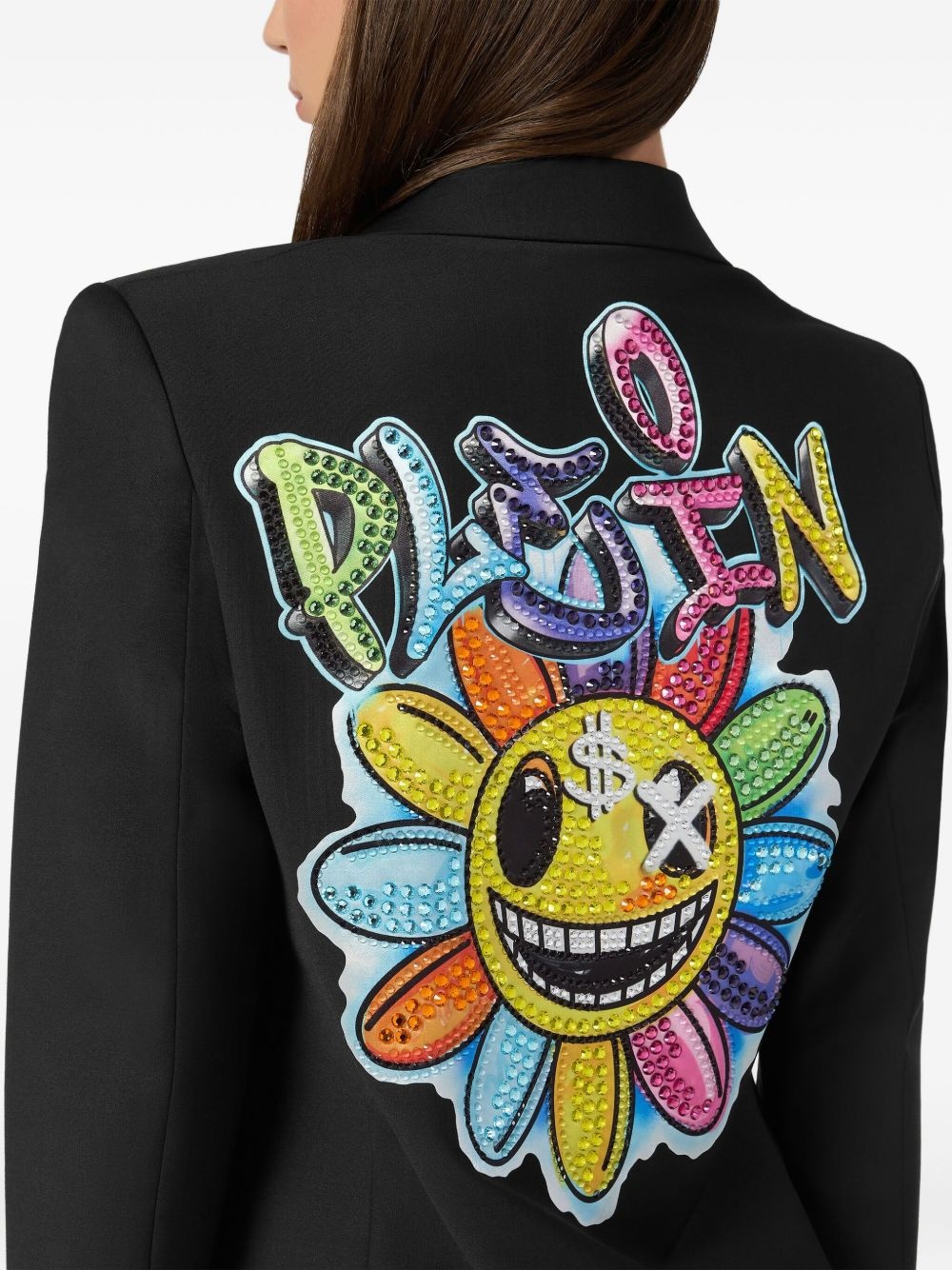 rhinestone-embellished blazer - 4