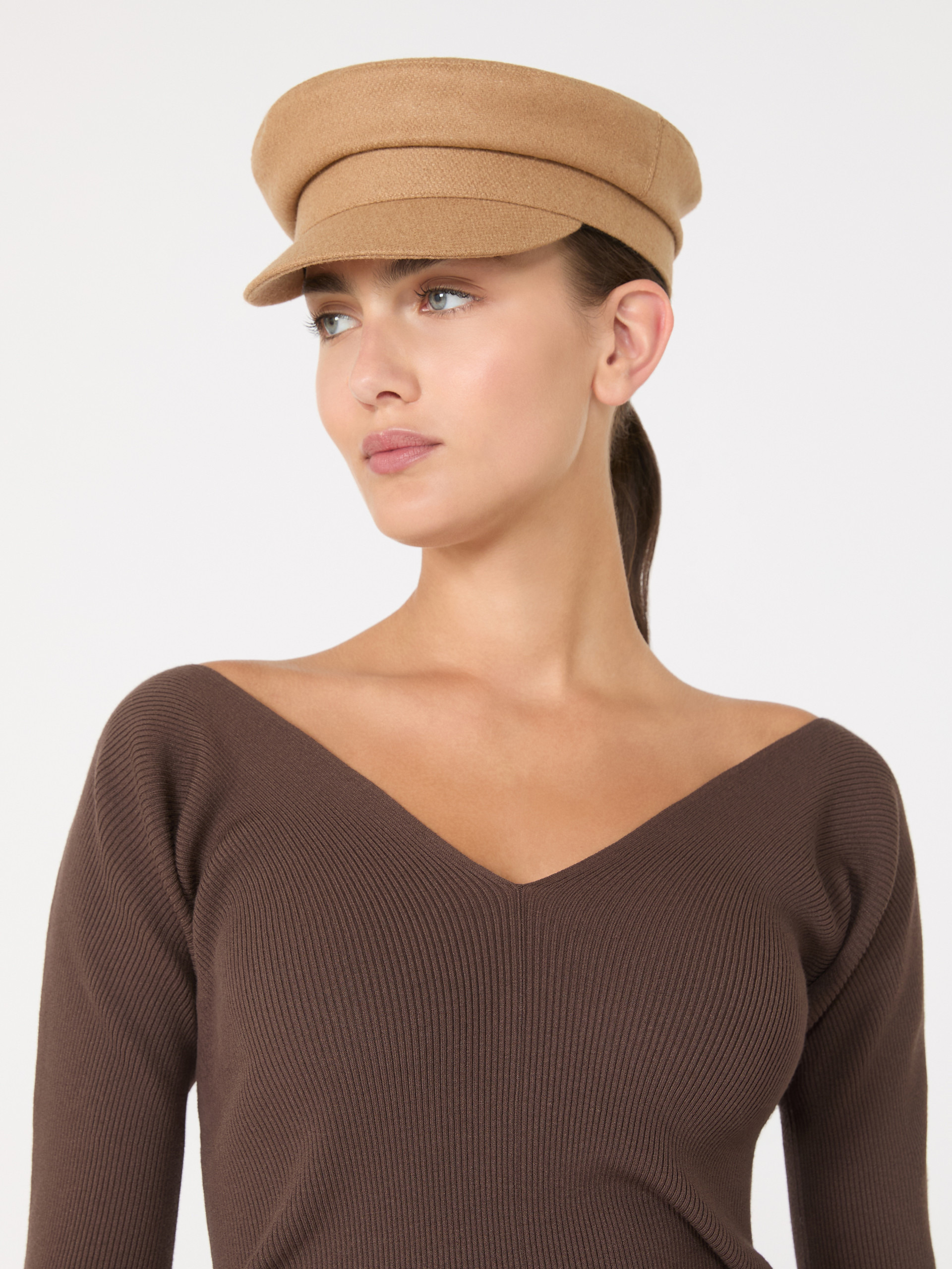 ANGORA Cloth sailor cap - 4