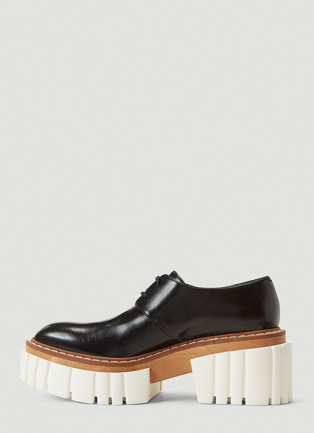 Emilie Faux-Leather Platform Shoes - 3