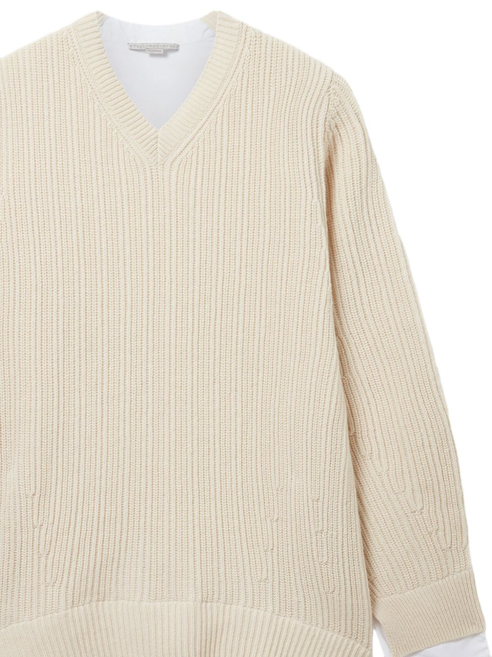 layered cashmere jumper - 2