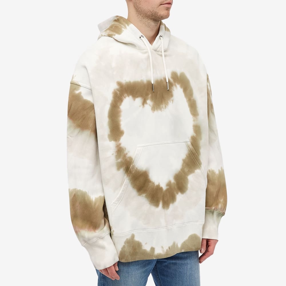 Givenchy Tie Dye Hearts Oversized Hoody - 4