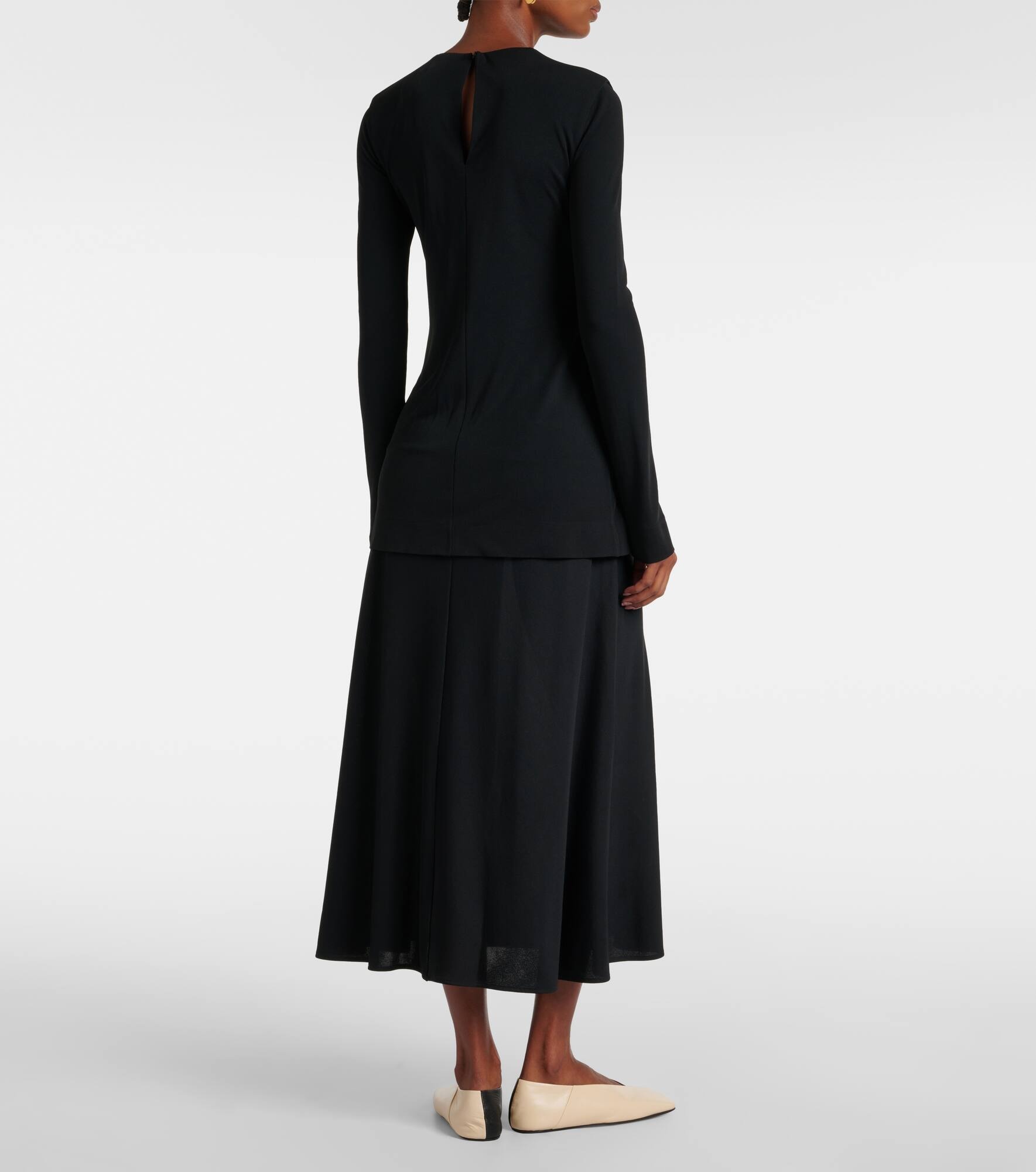 Layered maxi dress - 3