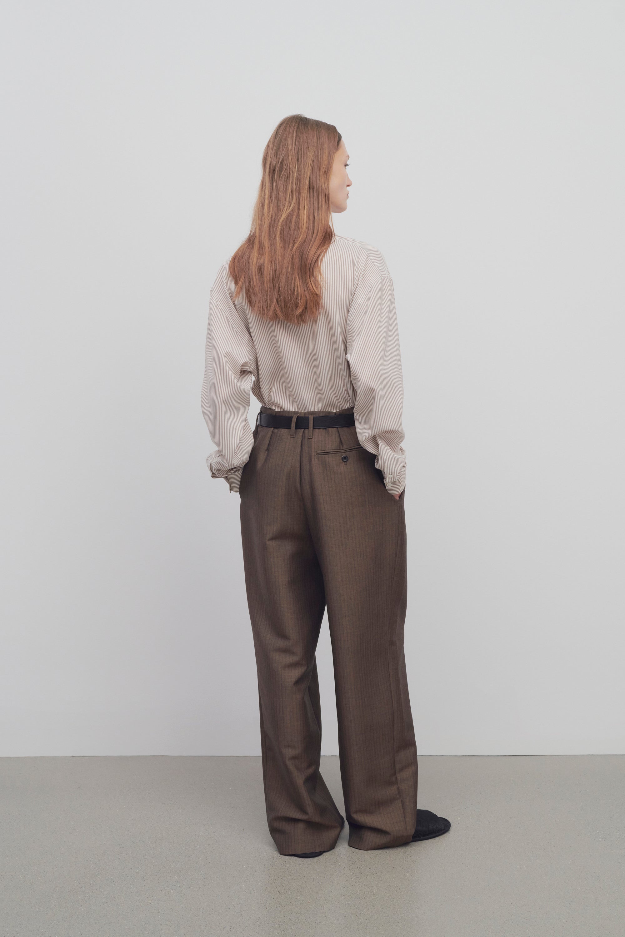 Lonan Pant in Mohair and Wool - 5