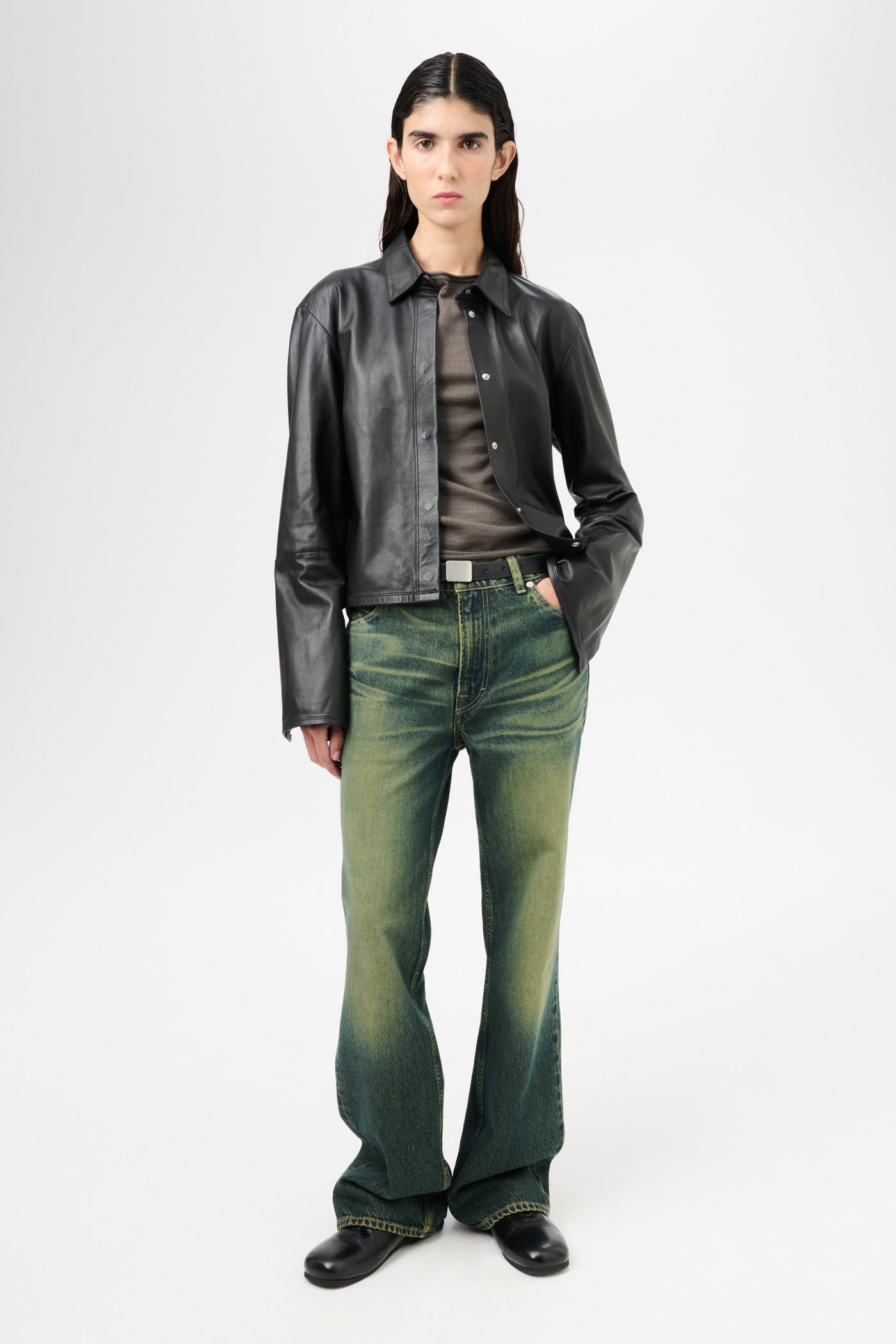 Auto Shirt Black Leather - 2