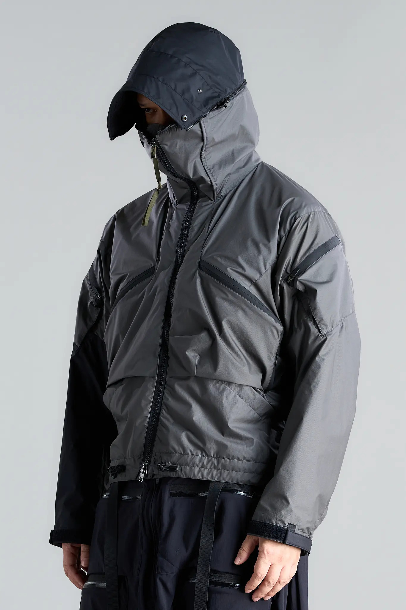 J104U-WS 2L Windstopper® Jacket Gray/Black - 6