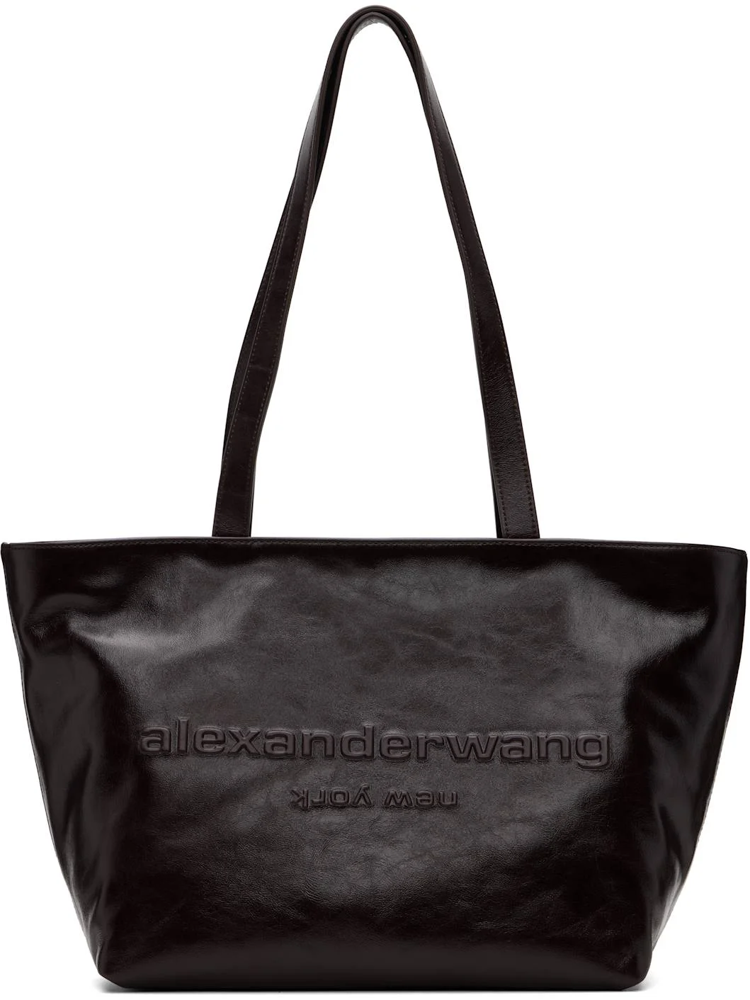 Brown Punch Medium Tote - 1