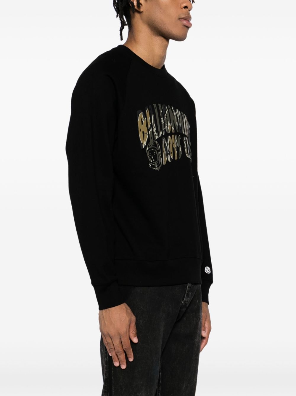 camouflage arch logo crewneck sweatshirt - 3