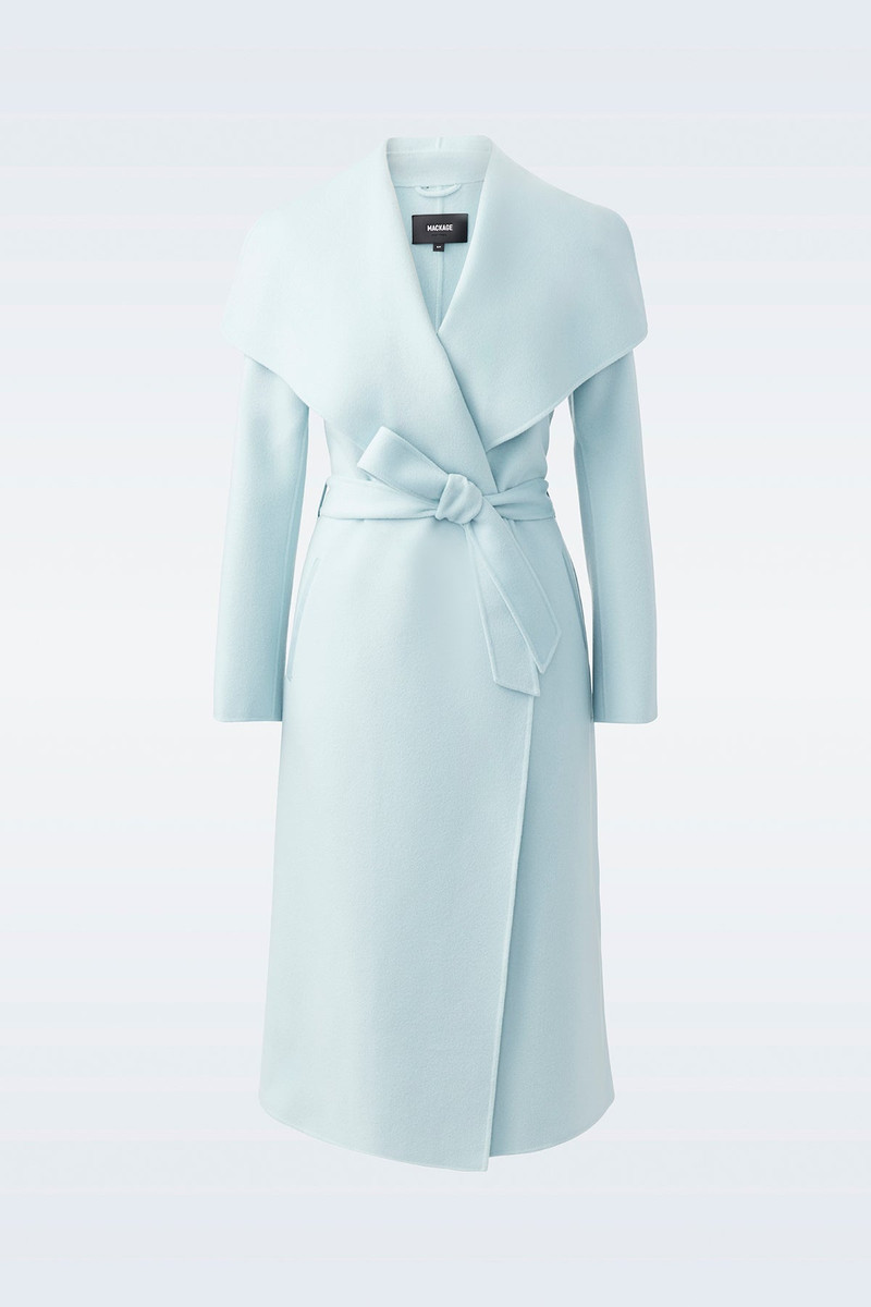 MAI-CN Double-face wool wrap coat 1