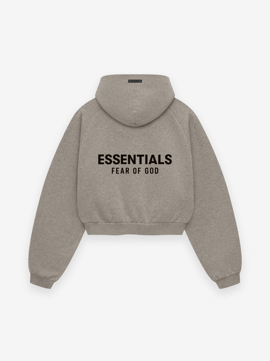 Women's Fleece Cropped Hoodie - 3