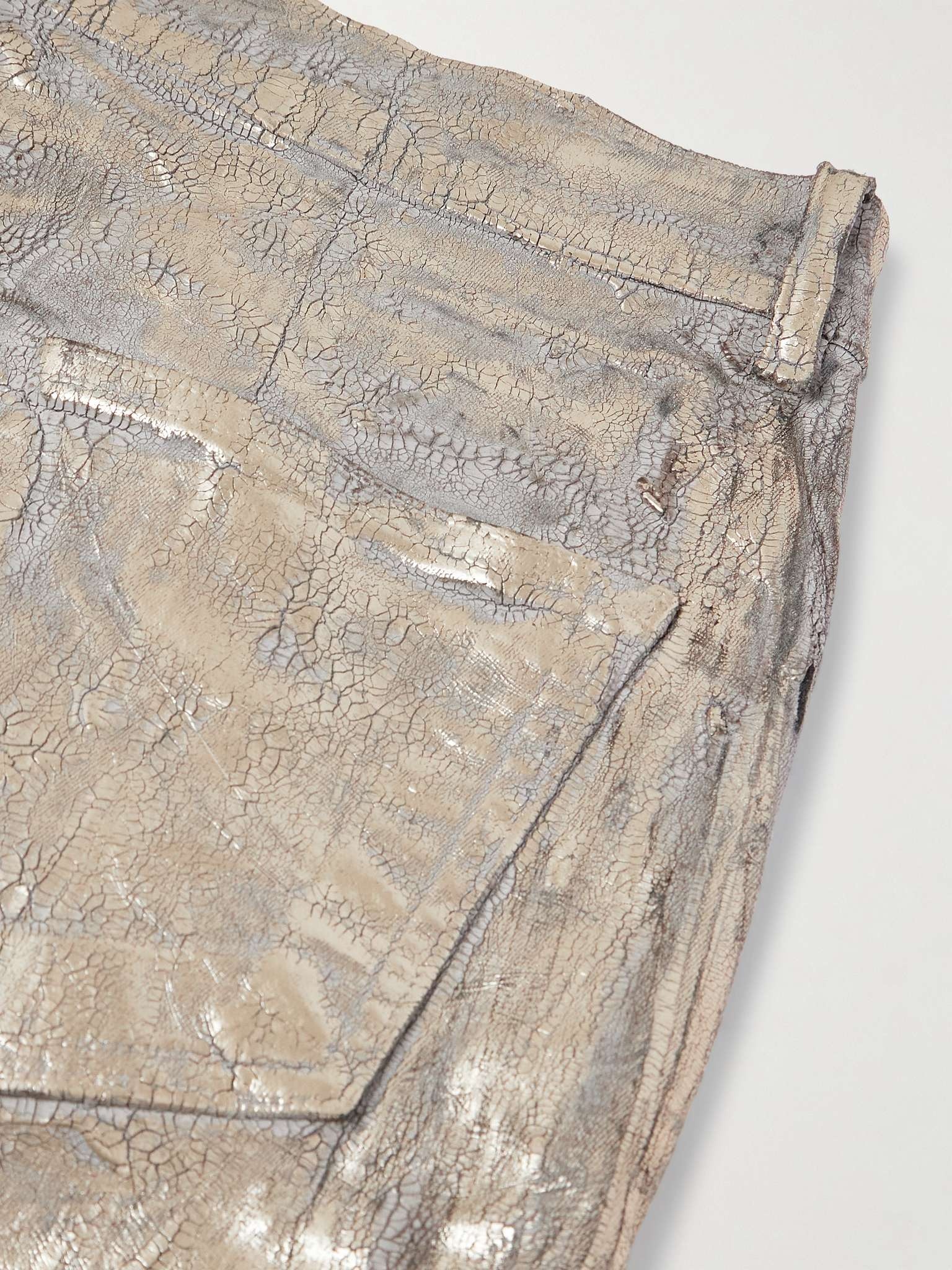 Bolan Slim-Fit Flared Metallic Megacrust Jeans - 5