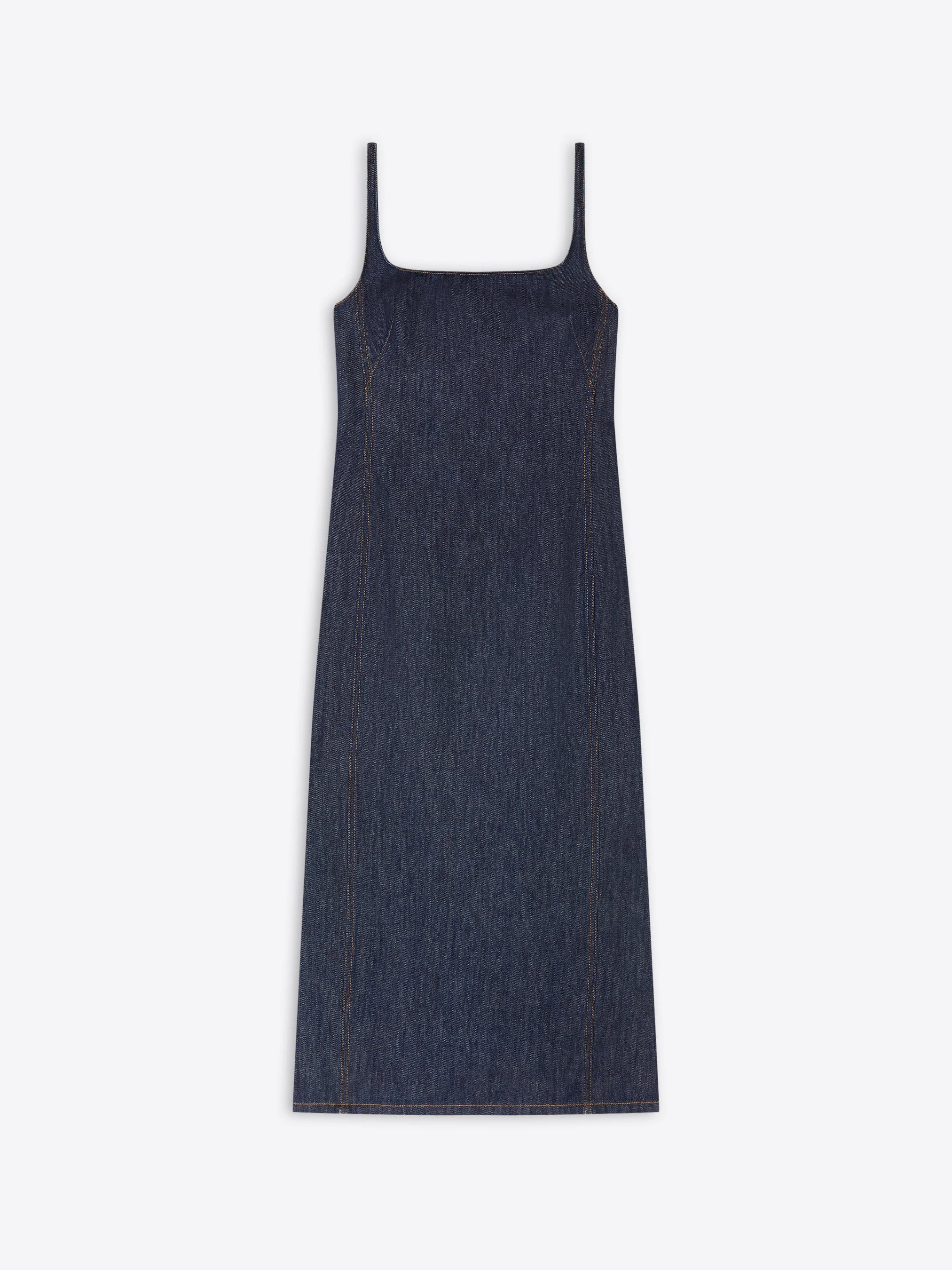 FITTED DENIM DRESS - 1