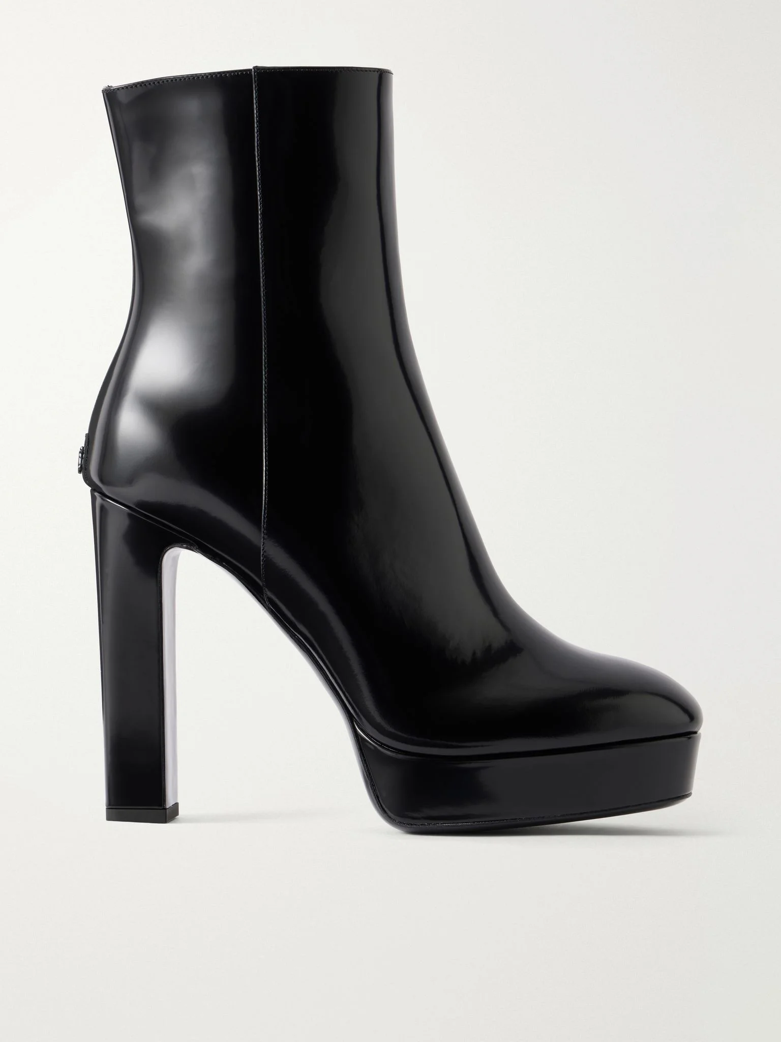 Marine 120 patent-leather ankle boots Black - 1