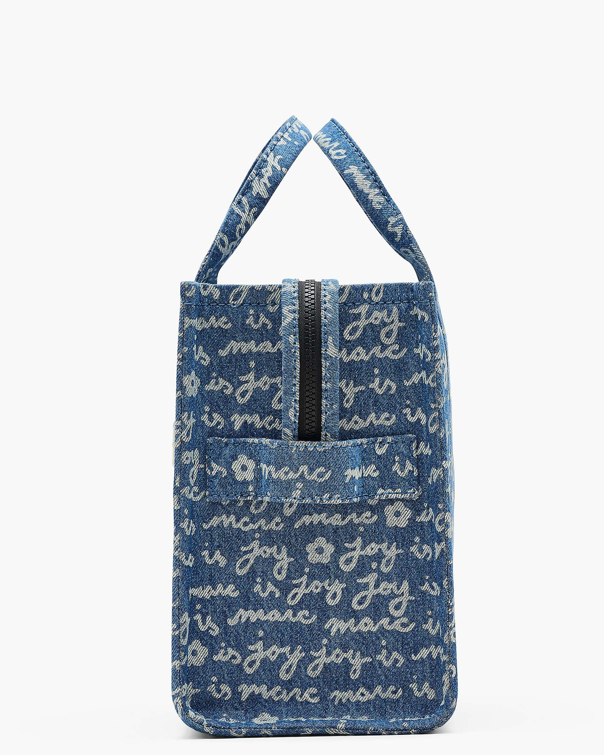 THE JOY DENIM MEDIUM TOTE BAG - 6