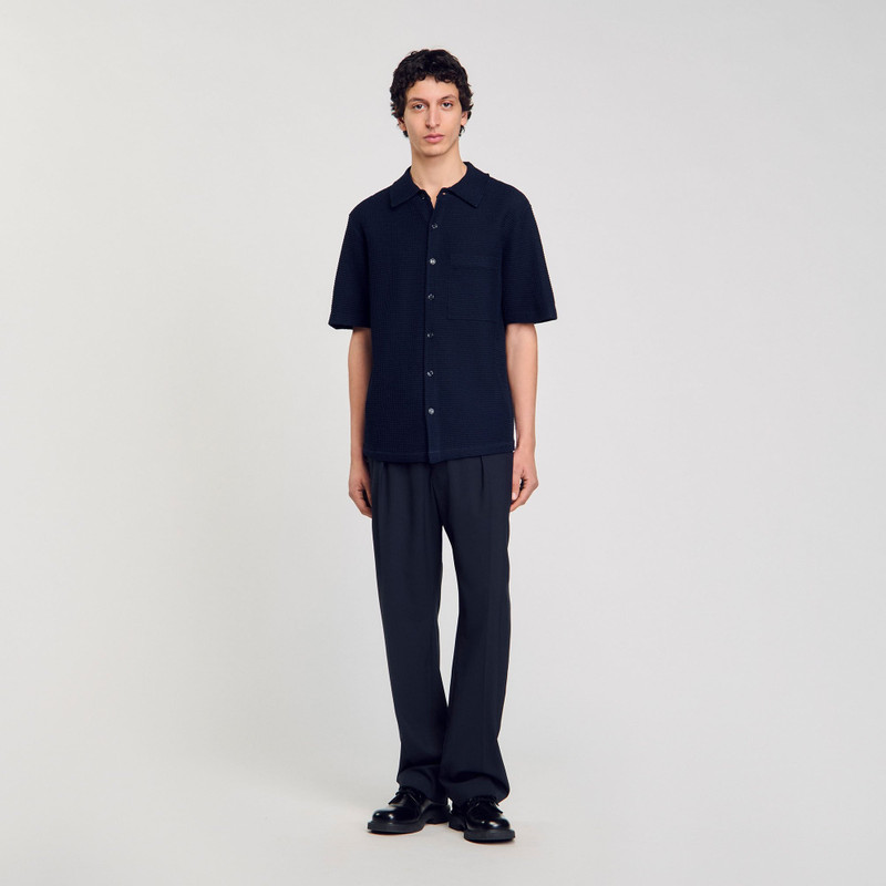 Sandro WAFFLED SHIRT outlook