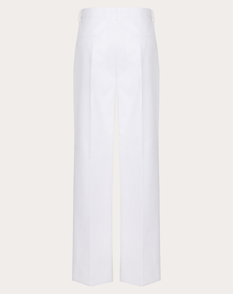 Valentino COMPACT POPELINE PANTS outlook