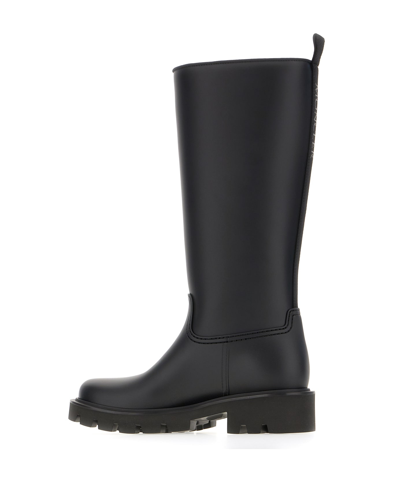 Black Rubber Kickstream Boots - 3