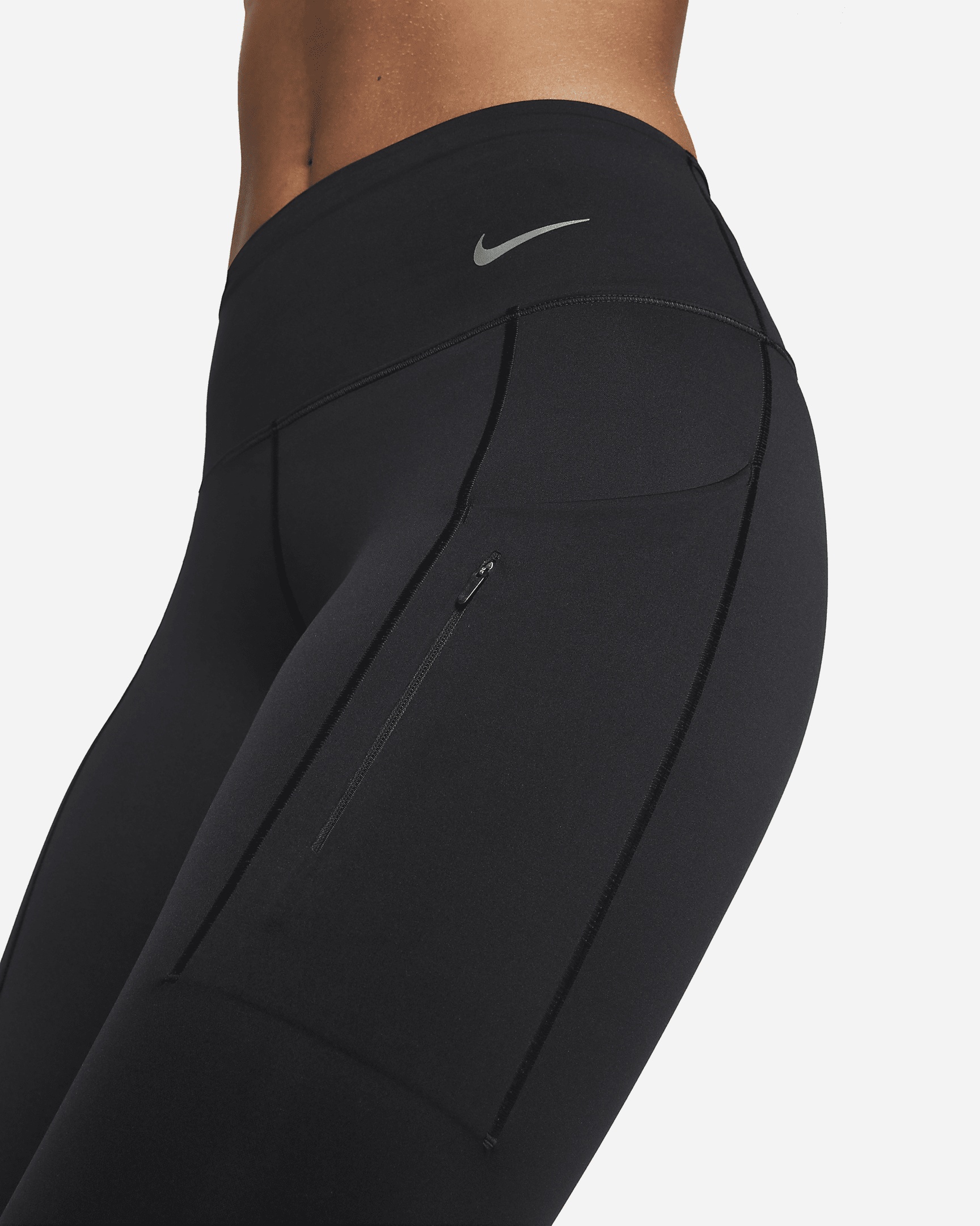 Nike Go Women's Firm-Support Mid-Rise 7/8 Leggings with Pockets - 4