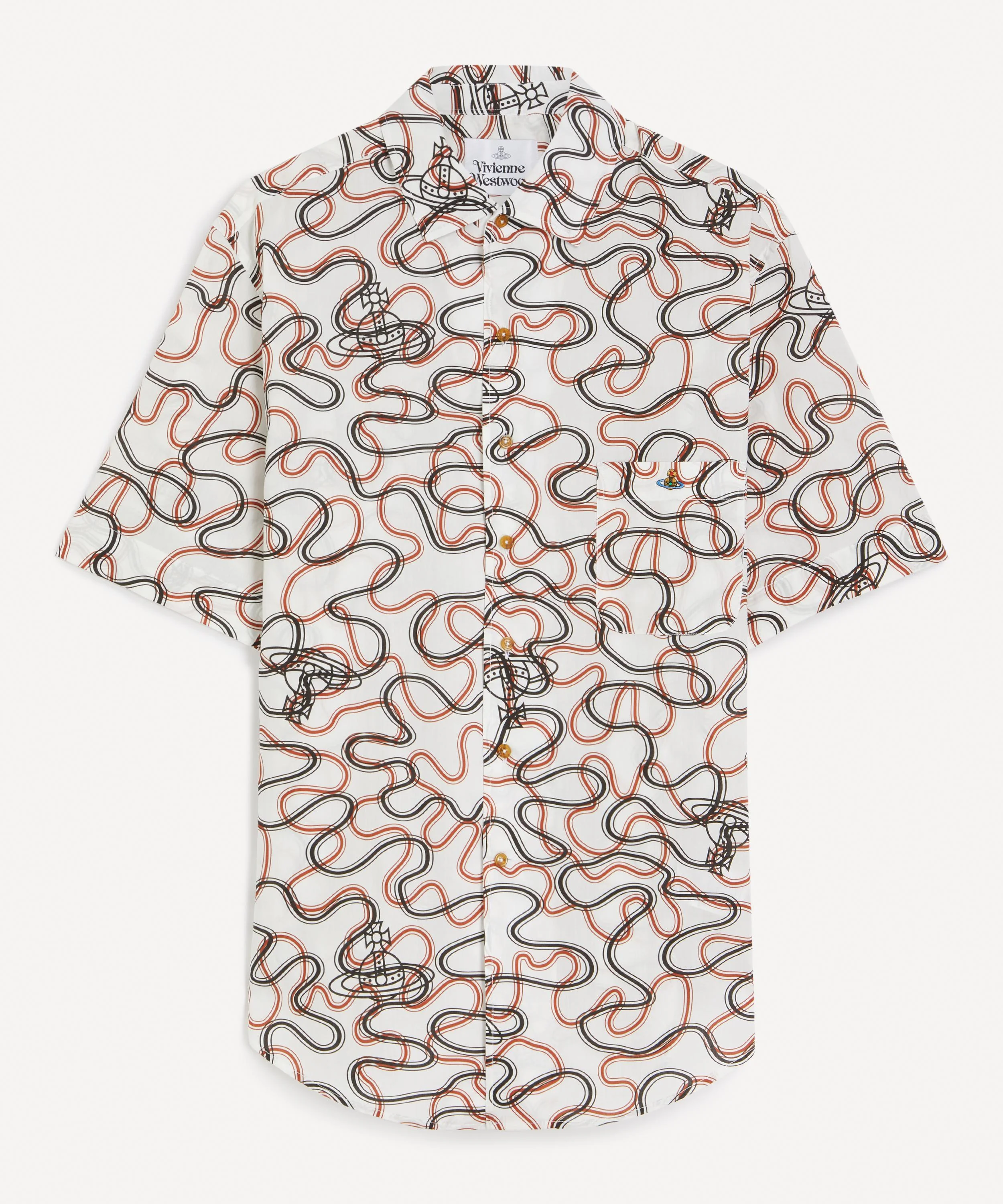 White Wiggle Bowling Shirt - 1