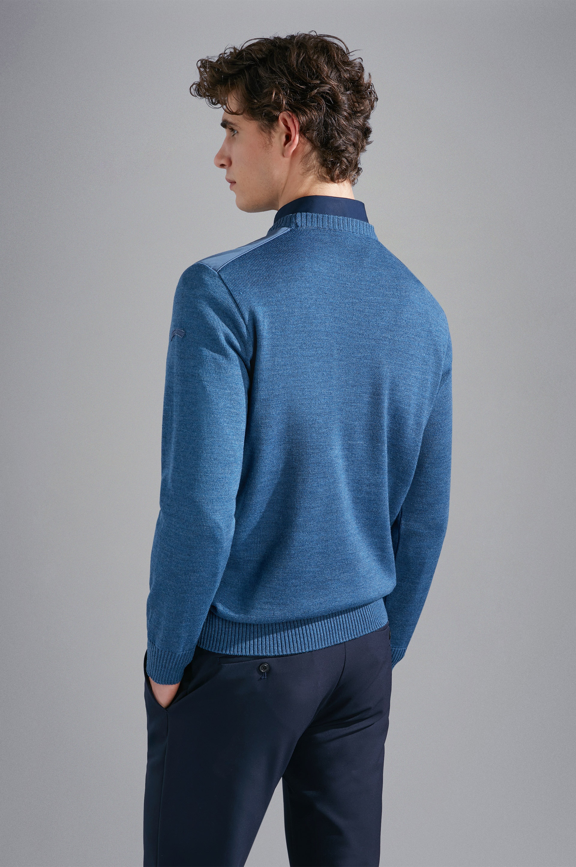 WOOL SWEATER WITH TYPHOON® INSERTS - 3