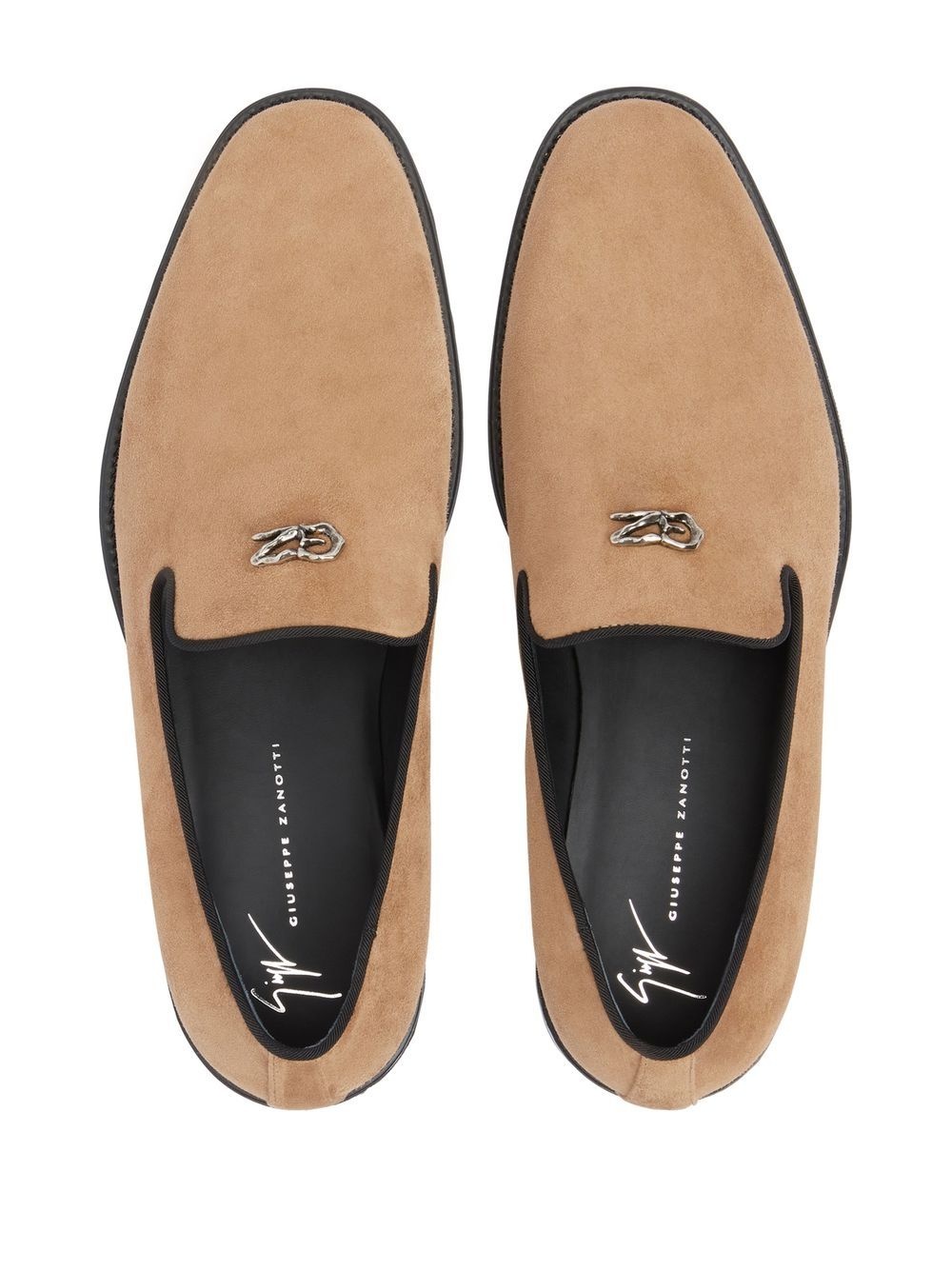 Imrham logo-plaque suede loafers - 4