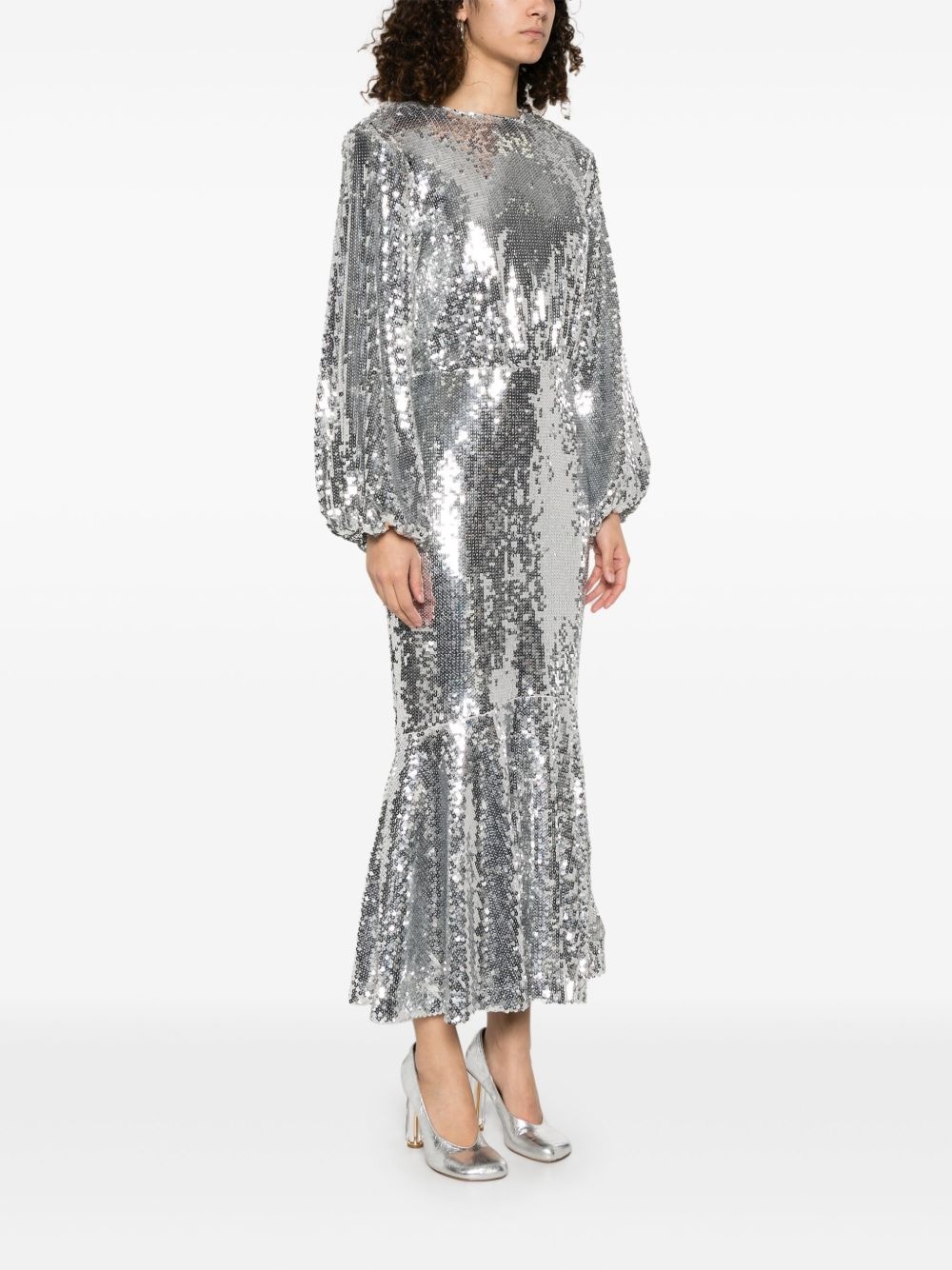sequined maxi dress - 3