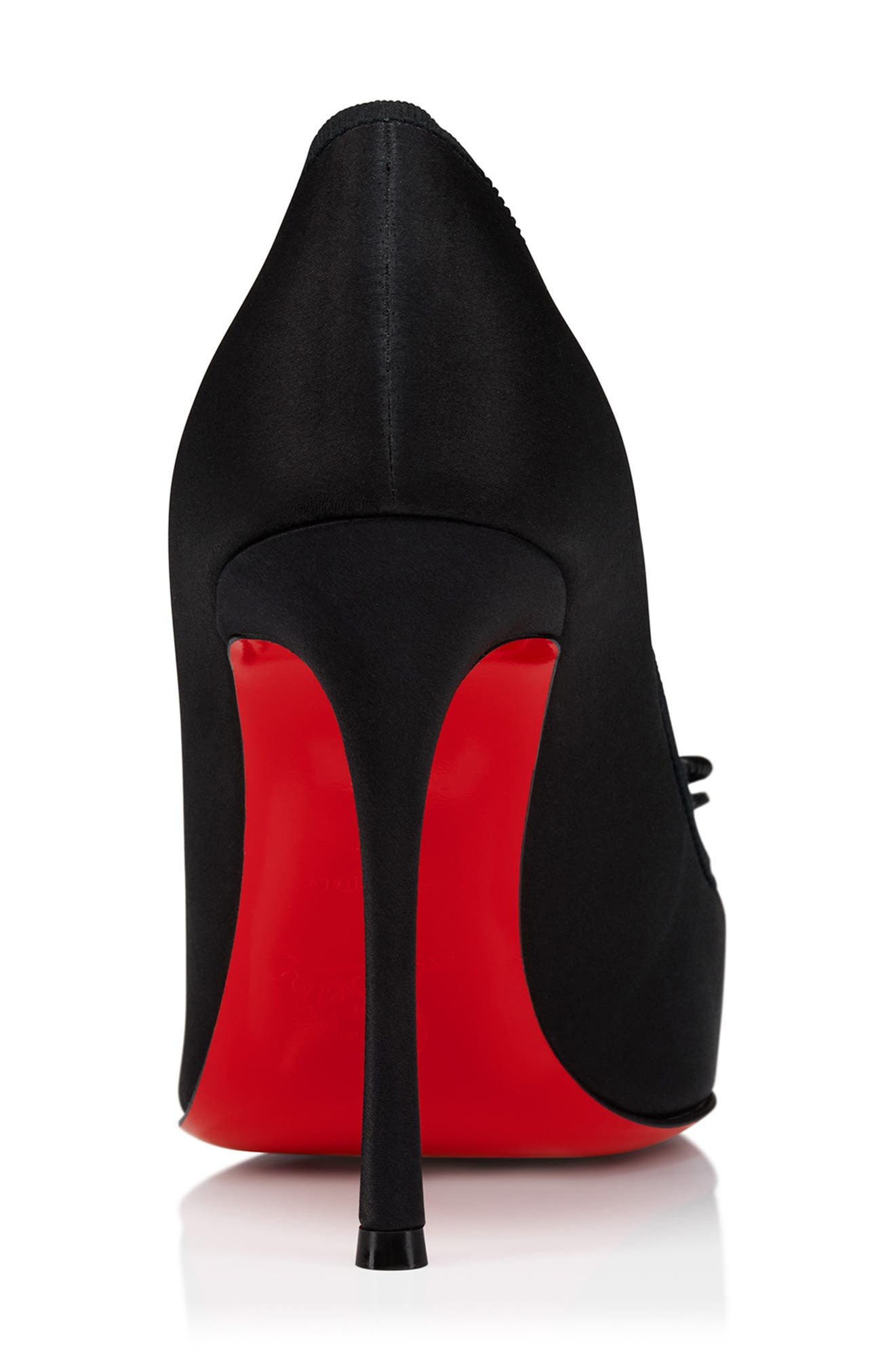 Christian Louboutin Cassia Square Toe Pump in Black at Nordstrom - 7