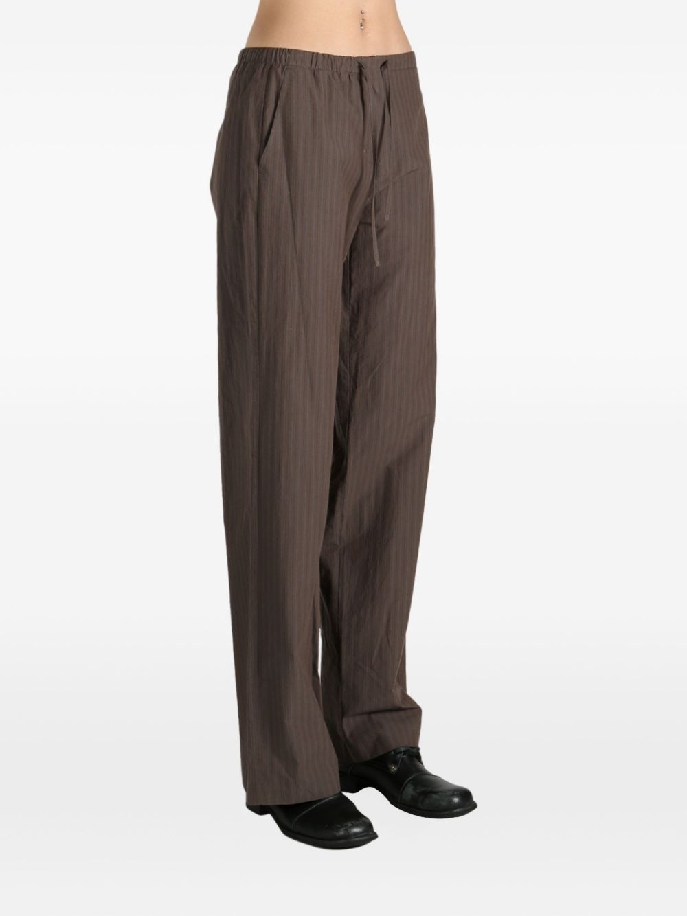 drawstring-waist trousers - 3