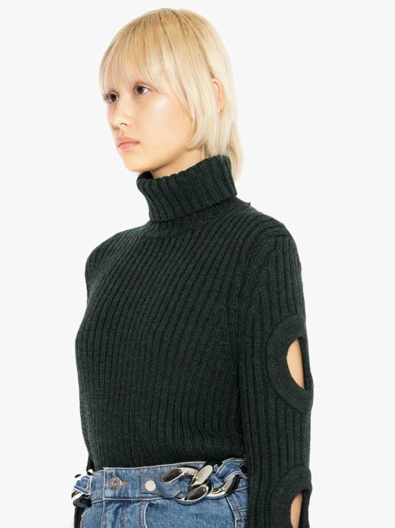 CUT OUT SLEEVE TURTLENECK JUMPER 6