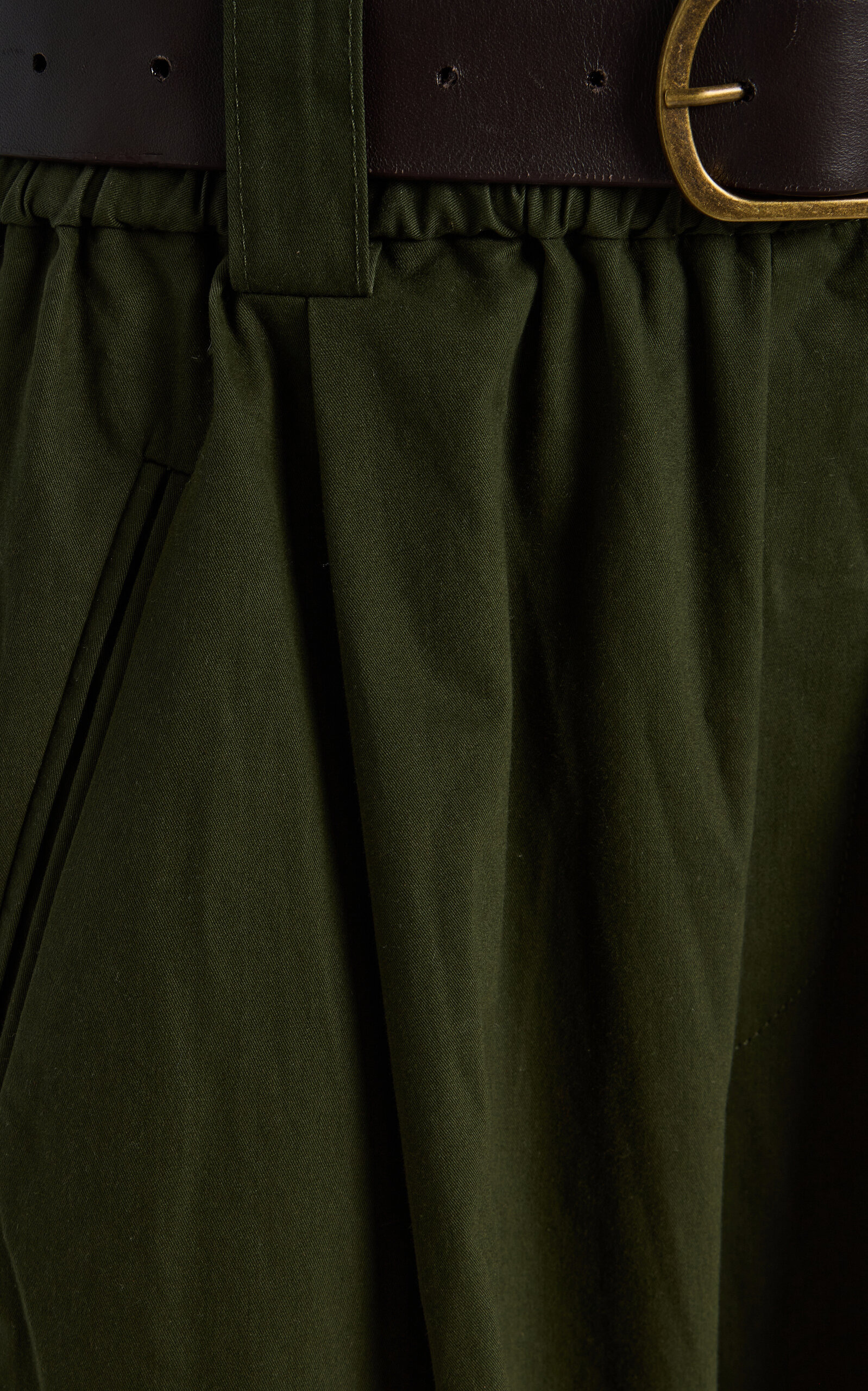 Sullivan Belted Cotton Cargo Pants green - 5