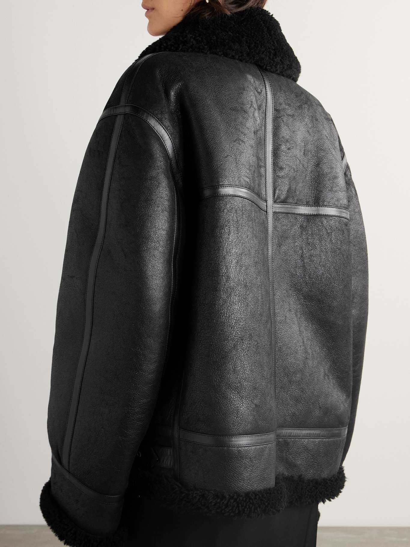 SAINT LAURENT Shearling jacket | REVERSIBLE