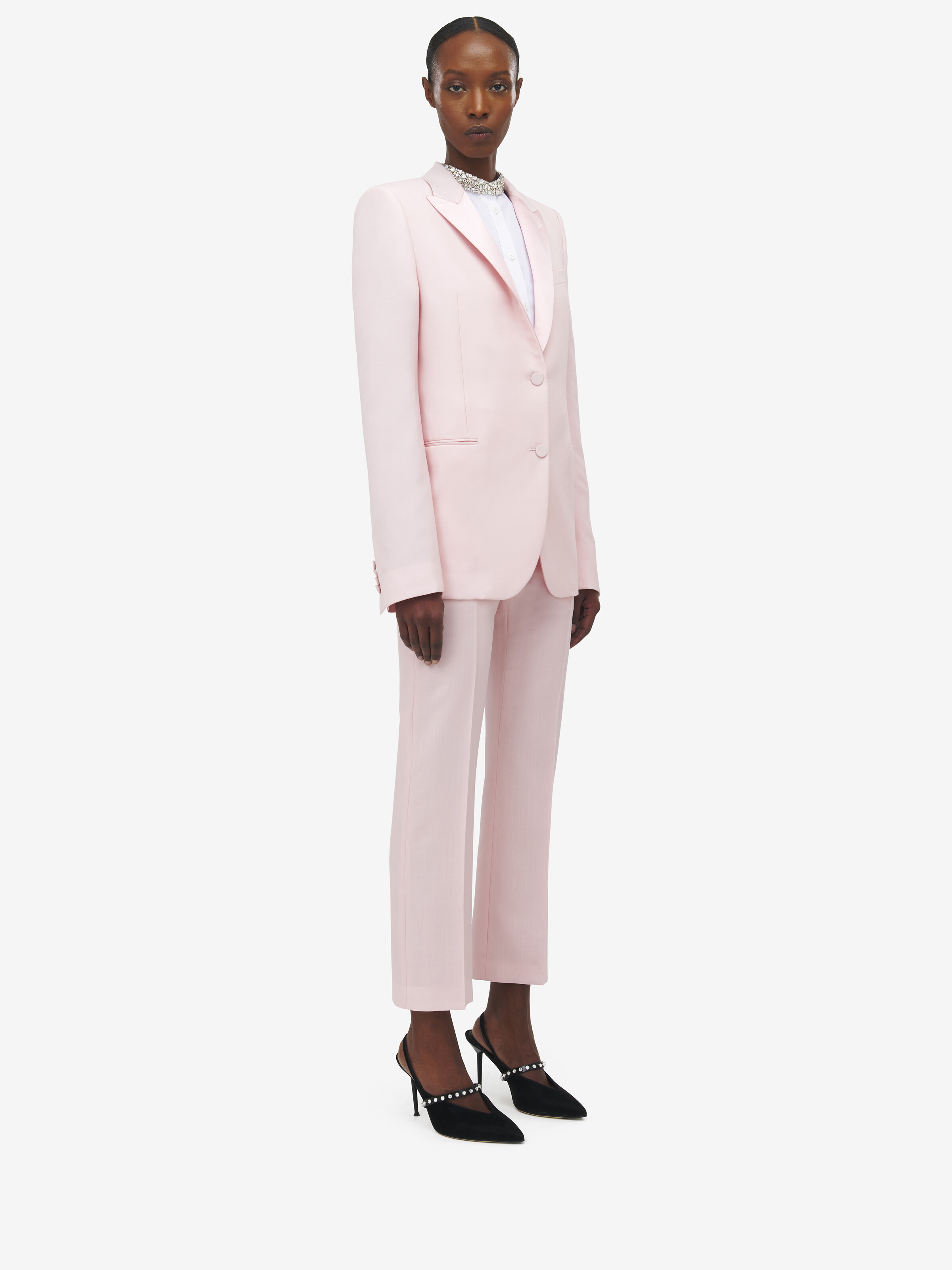 Satin Lapel Jacket - 4