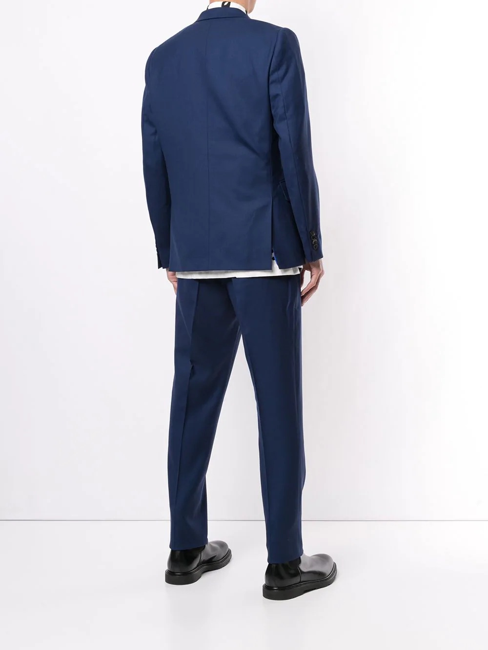 single-breasted wool suit - 4