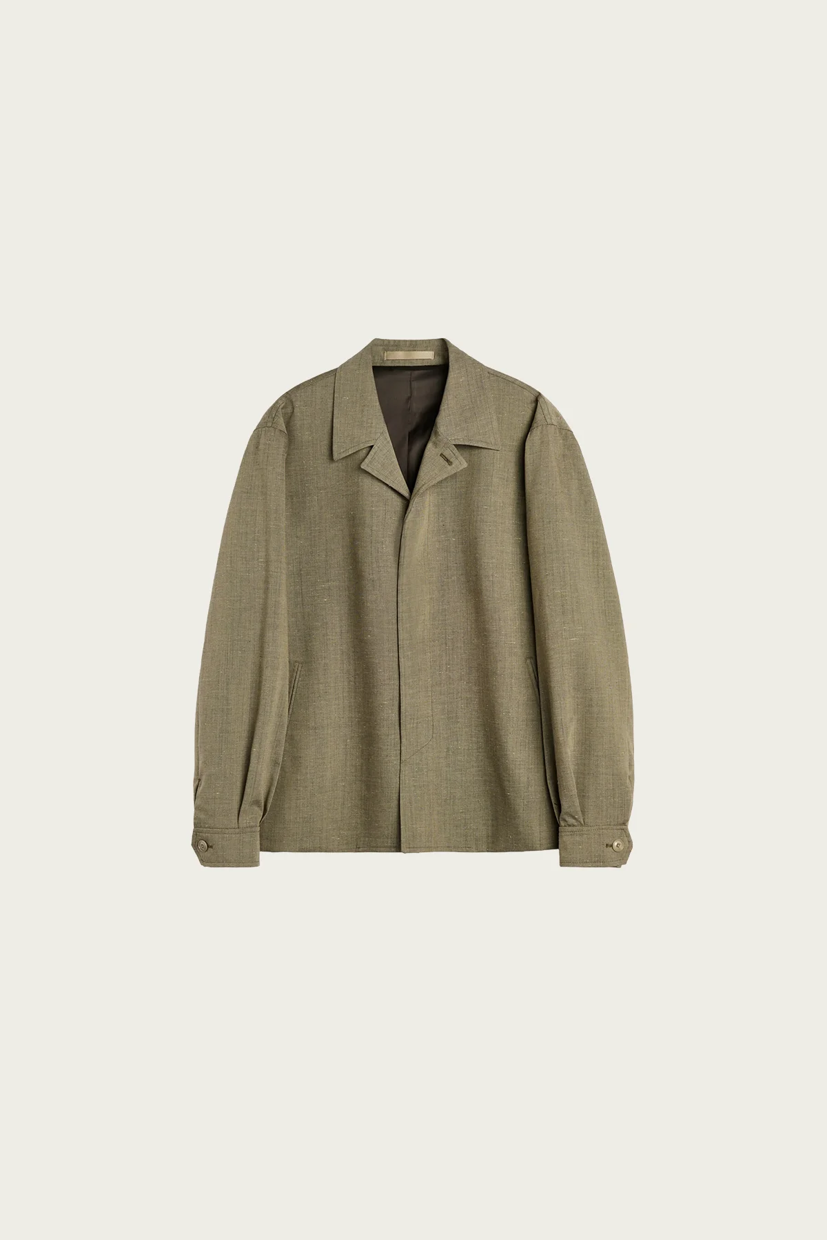 Pack Blazer - Clay Flowy Fleck Wool - 1