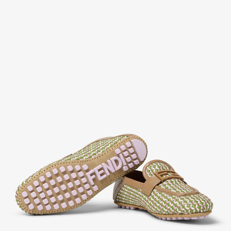 Baguette Multicolor leather loafers 6