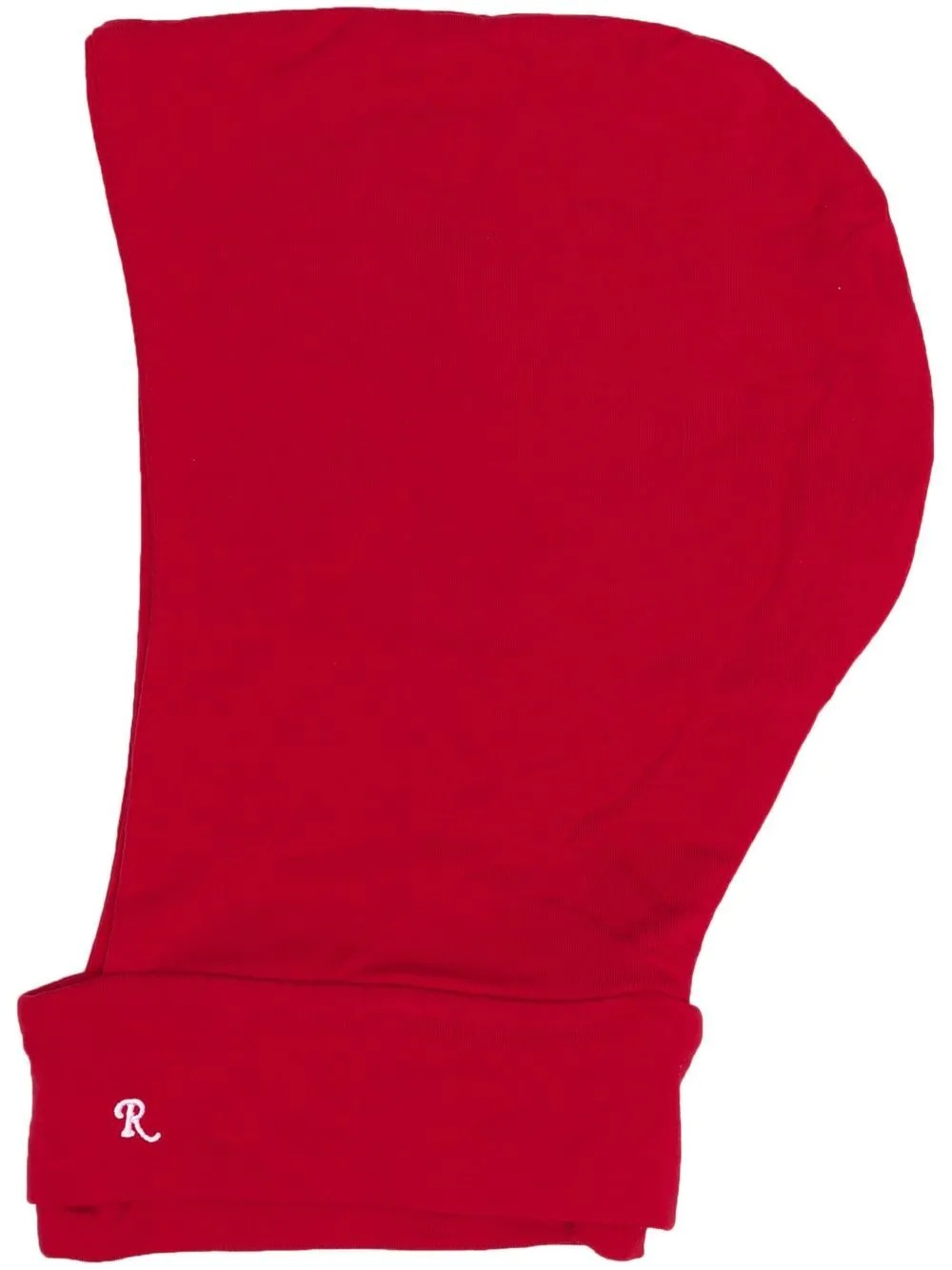 embroidered logo balaclava - 1