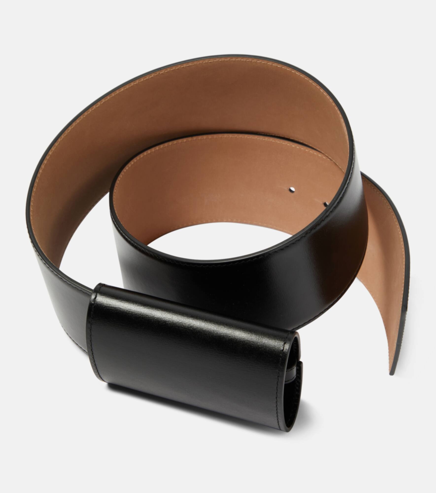 Knot leather belt - 3