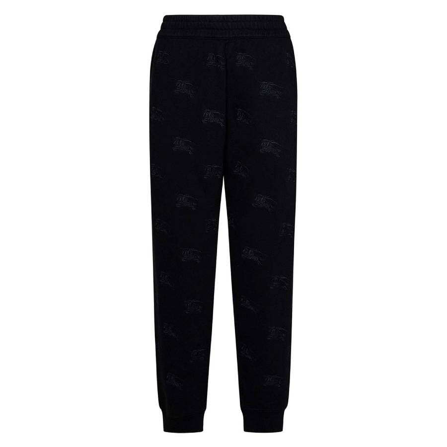 Burberry Larkan Ekd-Embroidered Cotton Track Pants - 1