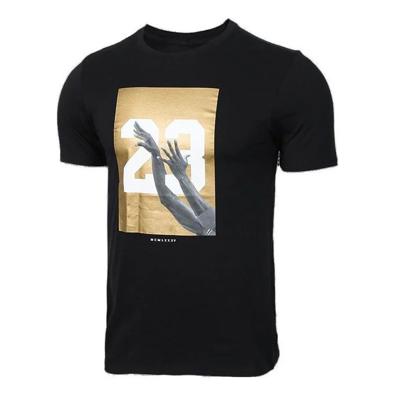 Air Jordan 23 Shooting Graphic T-Shirt 'Black' AJ3995-010 - 1
