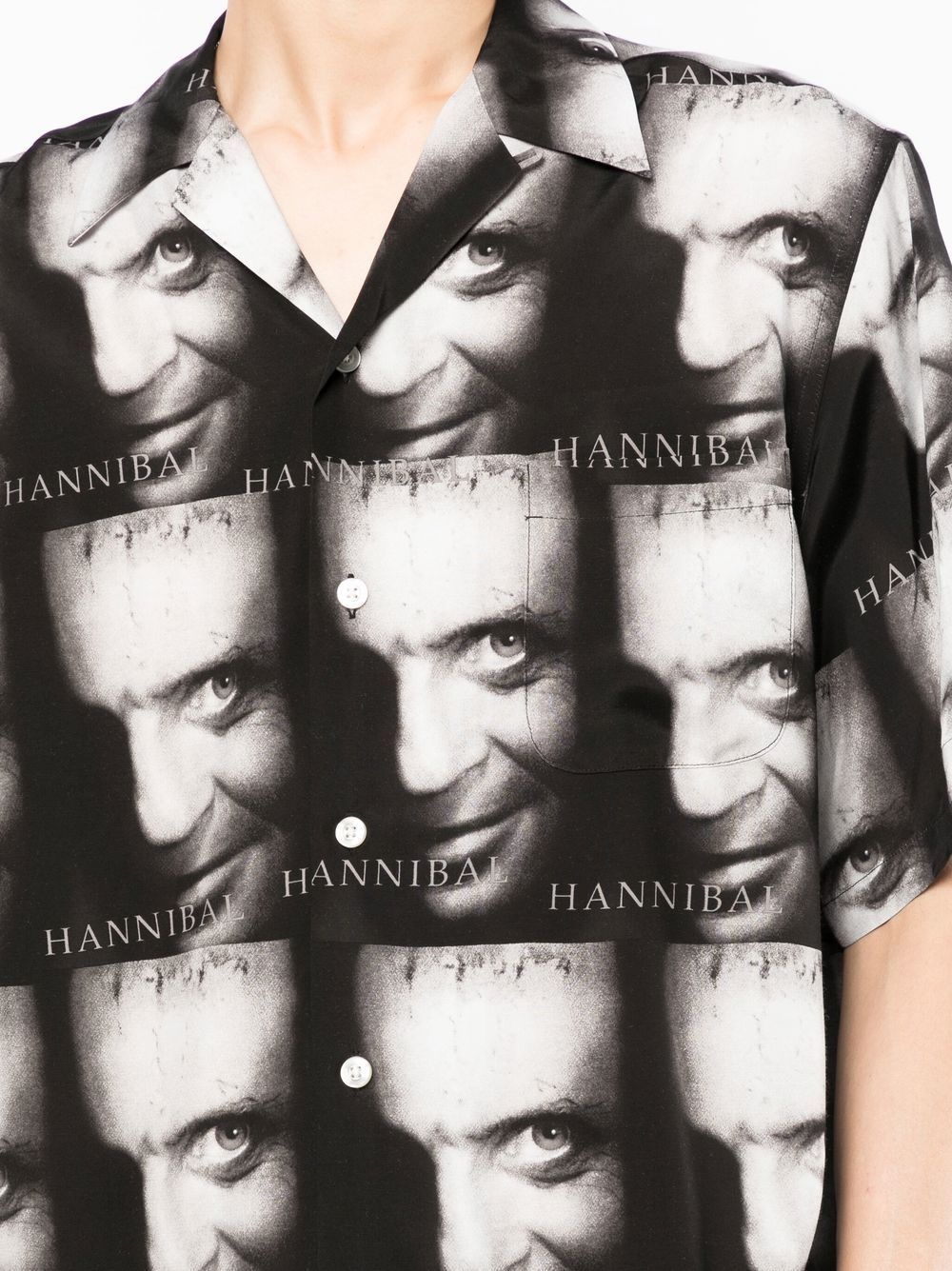 Hannibal-print short-sleeve shirt - 5