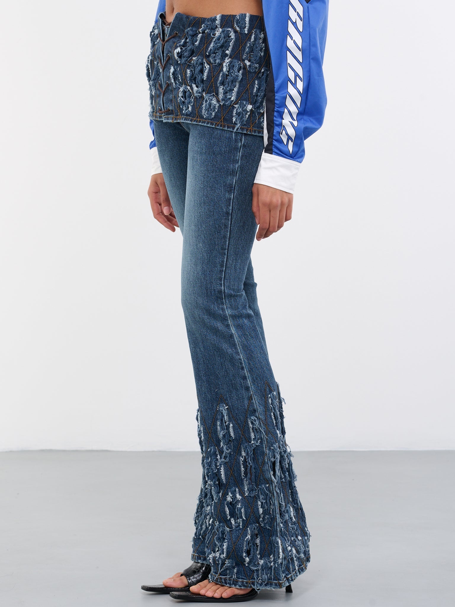 Destroyed Bustier Jeans - 2
