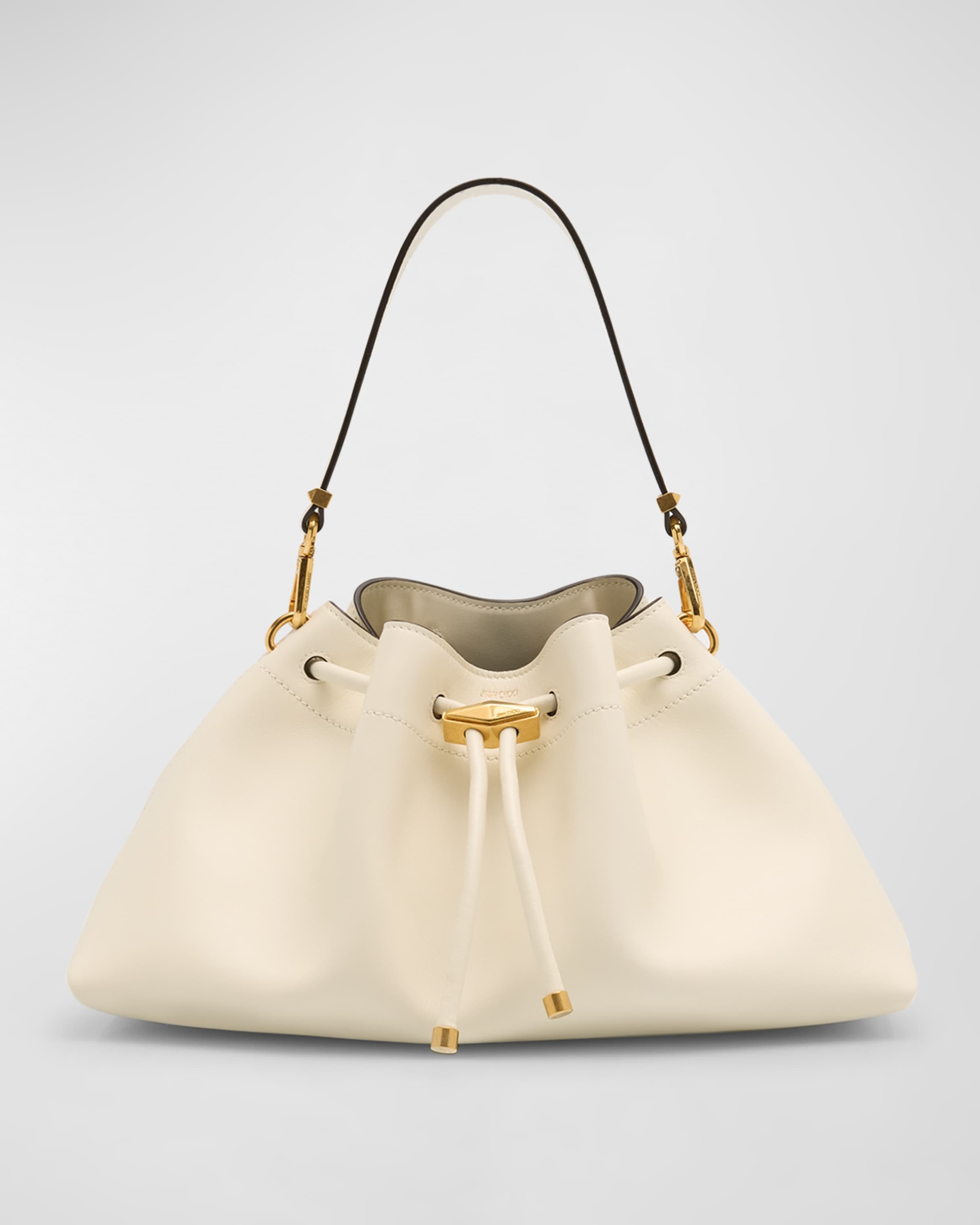 Bon Bon Drawstring Leather Shoulder Bag - 1