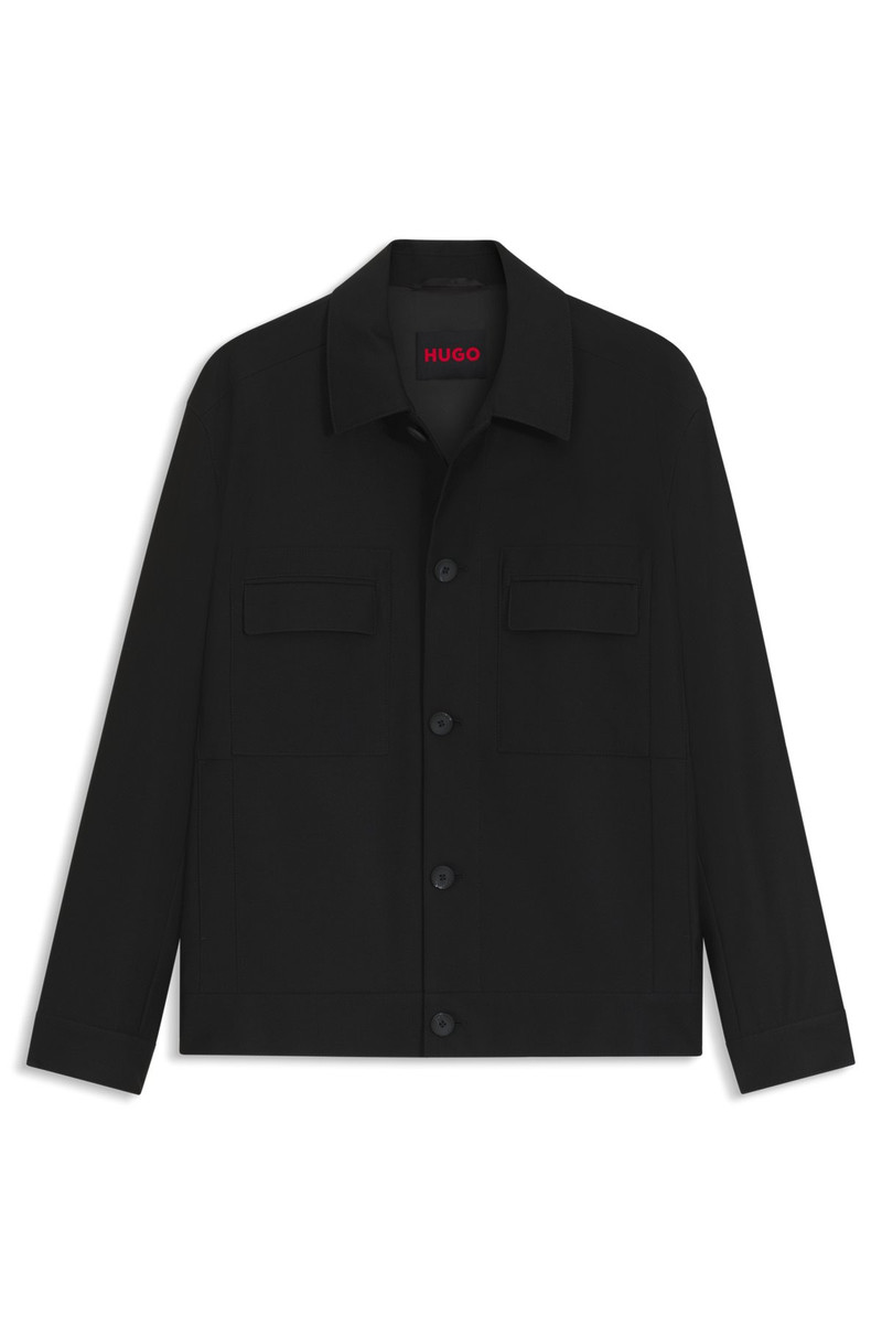 SLIM-FIT JACKET IN A VIRGIN-WOOL BLEND 1