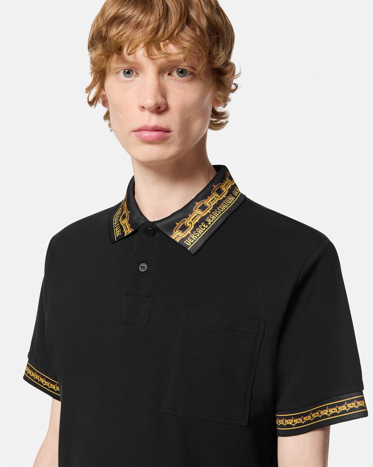 Chain Couture Regular-Fit Polo Shirt - 3