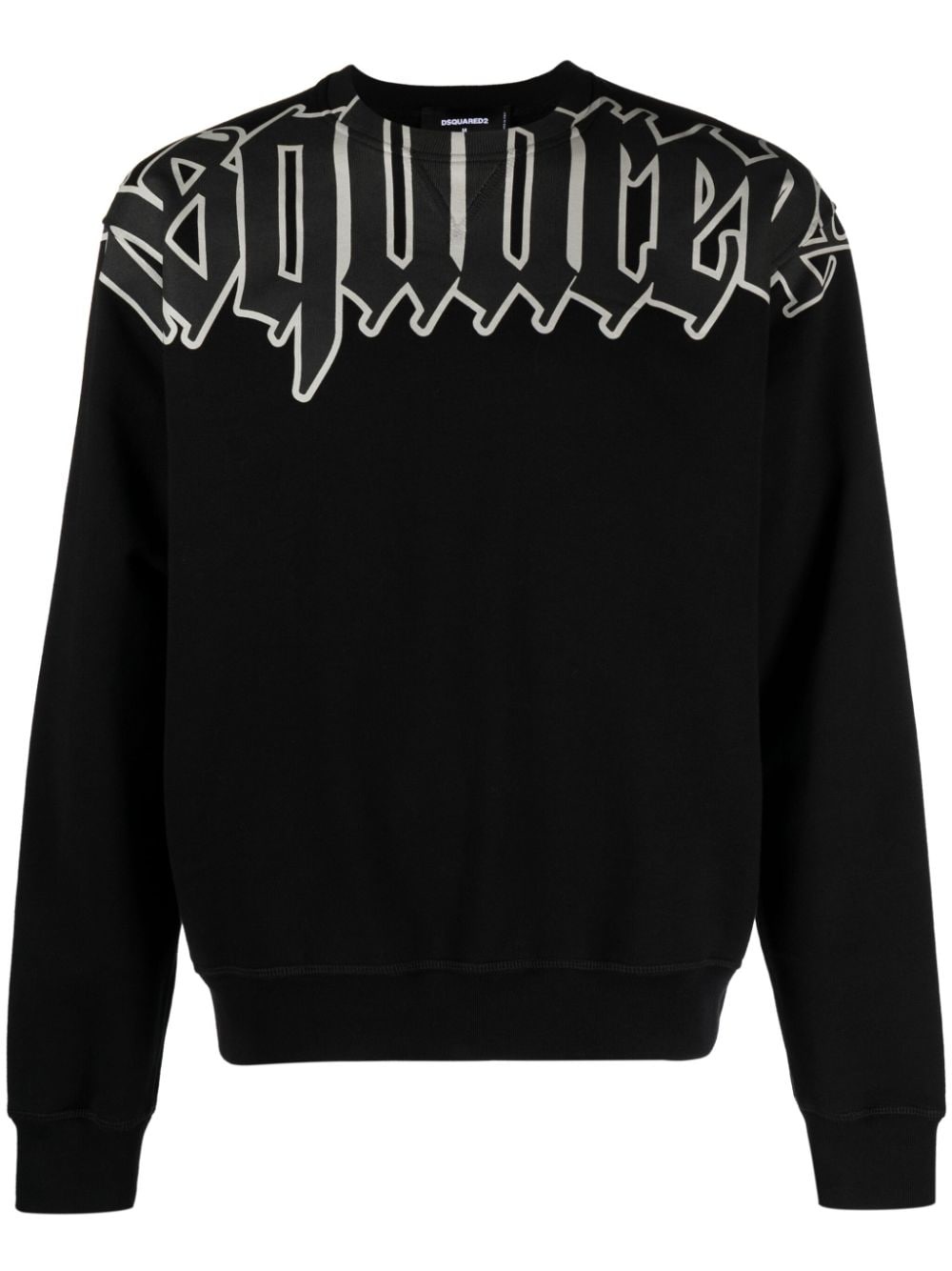 Dsquared2 Black Printed Sweatshirt