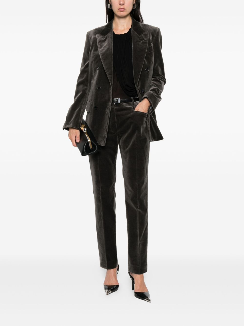 velvet trousers - 2