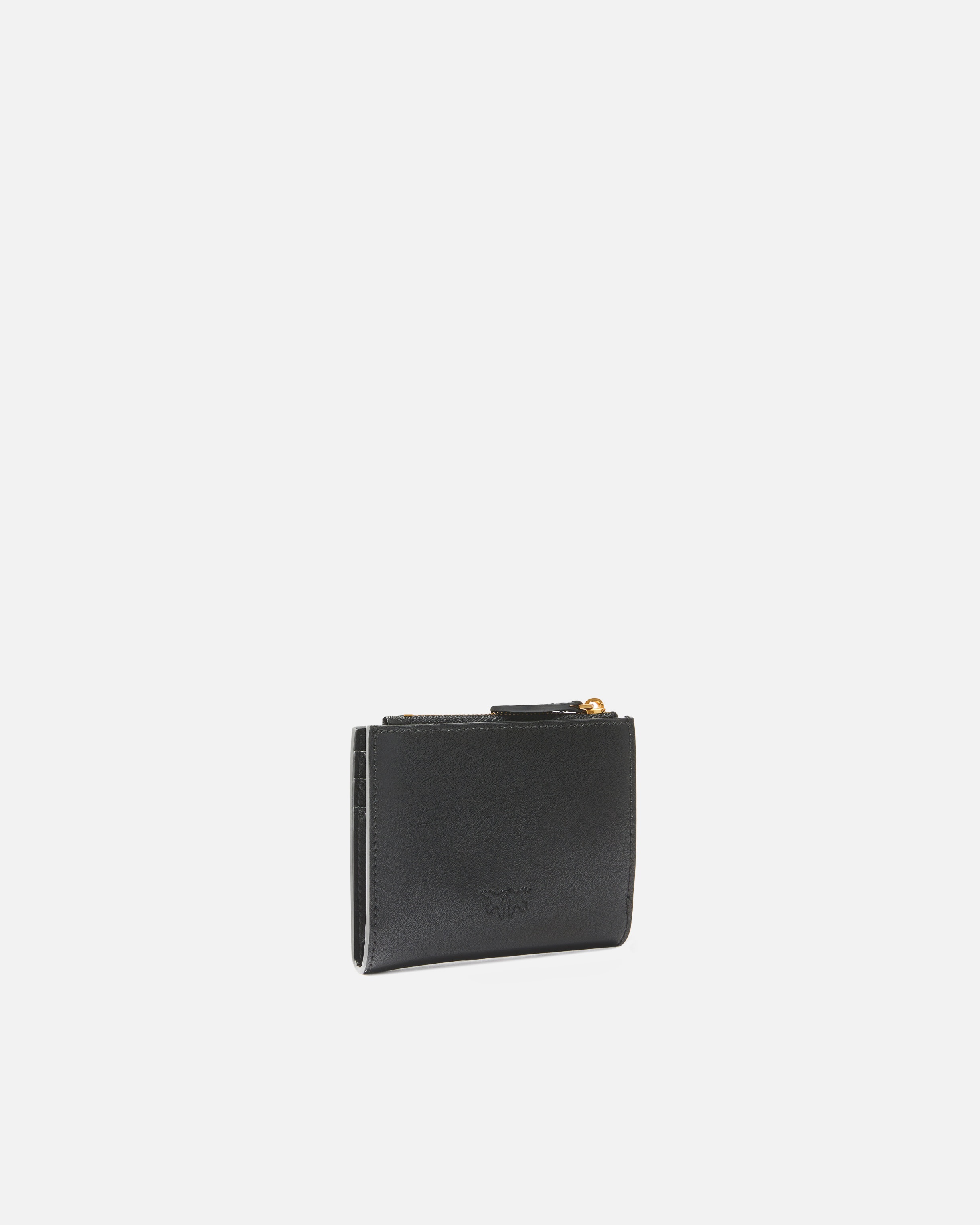 SMALL SMOOTH LEATHER WALLET WITH LOGO - 2